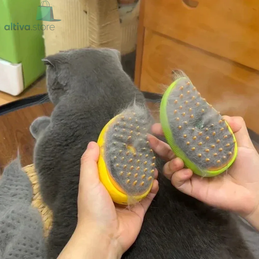 Cepillo De Vapor Para Mascotas 3 En 1 Removedor De Pelo